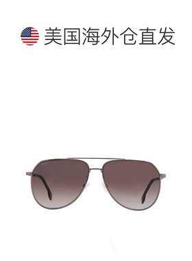 自营Hugo Boss Brown Antireflex Pilot Men's Sunglasses BOSS 1