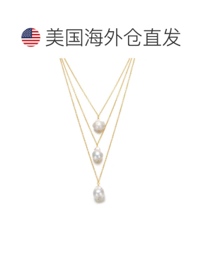 自营geneviveSterling Silver 14k Gold Plated with Freshwater