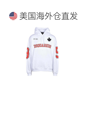 自营dsquared2Men's Sweatshirt - White - white 美国奥莱直发