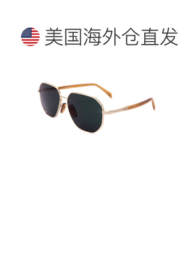 自营David Beckham男士60mm金色太阳镜DB1132-F-S-F6W-60-金色 美