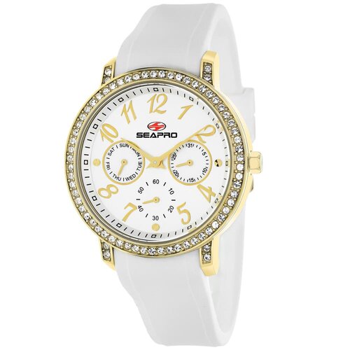 自营Seapro Women's Silver dial Watch - silver 美国奥莱直发 - 图0