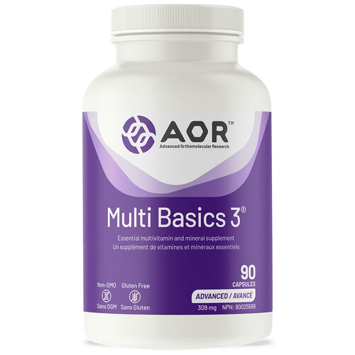 加拿大直邮AOR Multi Basics 3 309 毫克（胶囊） - 图2