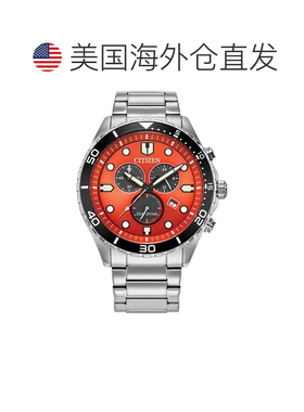 自营Citizen Men's Sporty Aqua 43mm Solar Powered Quartz Eco-