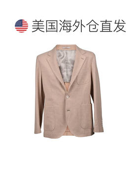 自营Brunello Cucinelli Wool Men's Blazer - beige 美国奥莱直