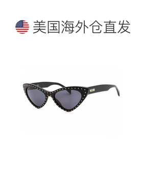 自营Moschino Sunglasses Cat Eye Full Rim, Black Frame And Gr