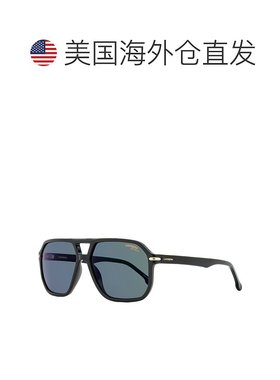自营 Carrera男式偏光领航员太阳镜302/s 2M2Q3黑色/金色59mm-2M2