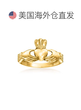 自营Ross-Simons 14kt 黄金克拉达戒指 - 黄色 美国奥莱直发