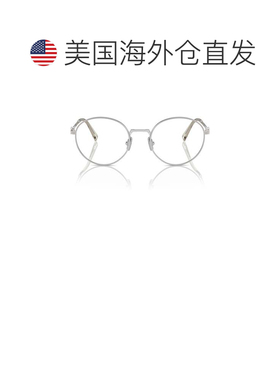 自营miu miu0mu 52xv Round Metal Frame Sunglasses - white 美
