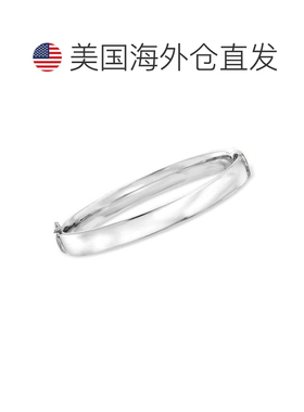 自营Ross-Simons 纯银抛光手镯手链 - 8 英寸 美国奥莱直发