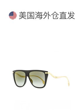 自营Jimmy Choo Sunglasses Aviator Full Rim, Black/gold Frame