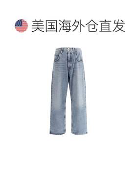 自营Agolde Cotton High-Waisted Men's Jean - light blue 美国