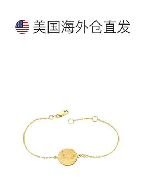 自营 ariana rabbani硬币和钻石手链 黄金 - 黄色 美国奥莱直发