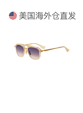 自营Dita Women's 52 mm White Sunglasses - white swirl yellow