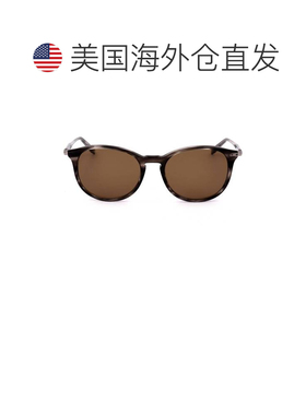 自营Salvatore Ferragamo  Brown Round Ladies Sunglasses  Sf91