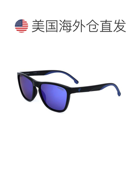 自营 Carrera中性款56毫米蓝色太阳镜-黑蓝色 美国奥莱直发卡雷拉