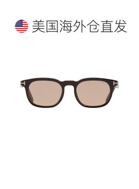 自营Tom Ford Brown Square男士太阳镜FT1122-D 52E 52 - multi