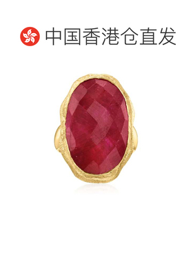 自营Ross-Simons 18kt 金红宝石戒指 - 红色 美国奥莱直发