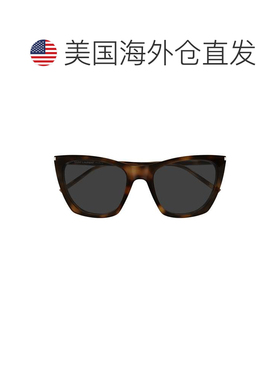 自营saint laurentSl 214 Kate Thin Thin Tortoiseshell Cat-Eye