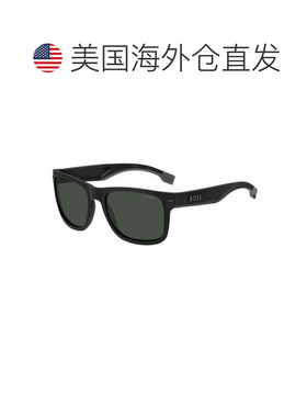 自营hugo bossBOSS 1496/S 0O6W 55哑光黑色/绿色偏光-哑光黑色
