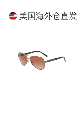 自营Burberry Women's 59mm Light Gold Sunglasses - light gold