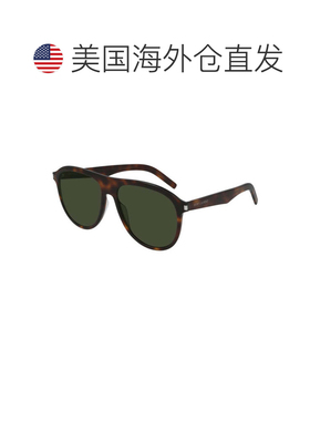 自营Saint Laurent Sunglasses Aviator Full Rim, Black Frame A
