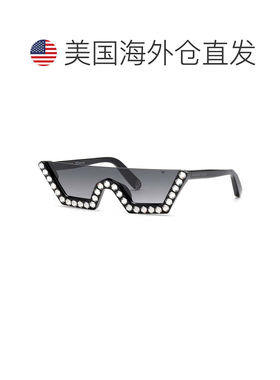自营Philipp Plein Sunglasses Shield Semi Rim, Shiny Black Fr