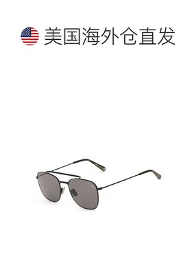 自营 Belstaff 钛金属太阳镜 - 黑色 美国奥莱直发