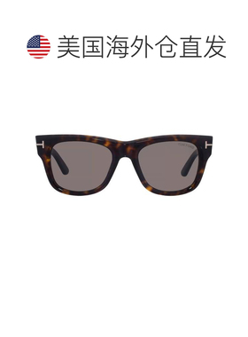 自营Tom Ford Finn-02 Smoke Square男士太阳镜FT1304 52A 53 - m