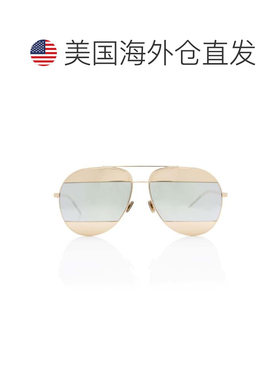 自营Dior Split Aviator Sunglasses - gold 美国奥莱直发