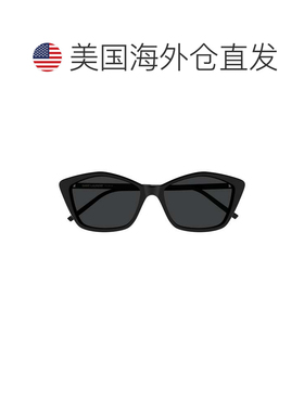 自营saint laurentSl 775猫眼大胆镜框太阳镜-灰色 美国奥莱直发