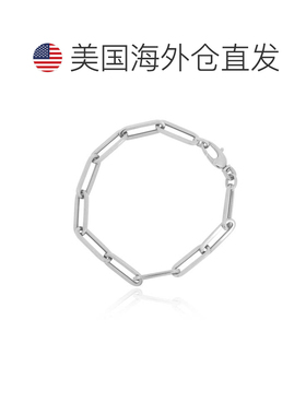自营the loveryExtra Large Paperclip Bracelet - 14k white gol