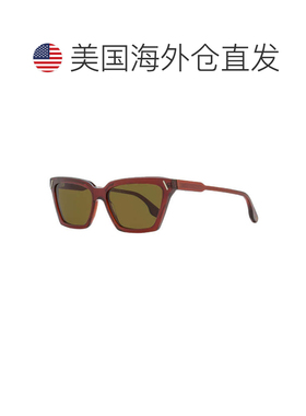 自营victoria beckhamVB661S 610红色/棕红色 美国奥莱直发