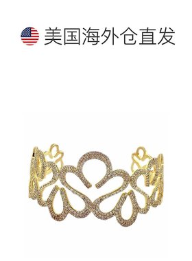 自营 Suzy Levian 立方氧化锆纯银手镯 - 黄色 美国奥莱直发