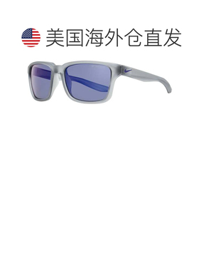 自营Nike男式Essential Spree M太阳镜EV1004 014哑光透明灰色57m