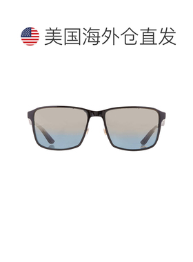自营ray-banRay Ban Polarized Blue Gold Chromance Square Unis
