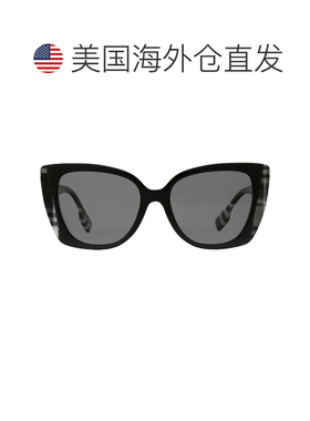 自营Burberry Meryl Polarized Dark Grey Butterfly Ladies Sung