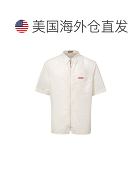 自营Dior Polyester Shortsleeve Men's Shirt - white 美国奥莱