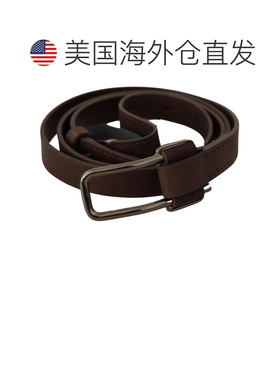 自营Costume National WX Metal Buckle Women's Belt - brown 美