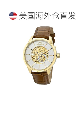 自营Porsamo Bleu Men's Cassius Automatic Gold Tone & Brown W