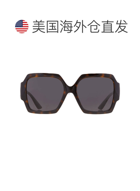 自营versace范思哲深灰色方形女士太阳镜VE4453 108/87 56 - mult