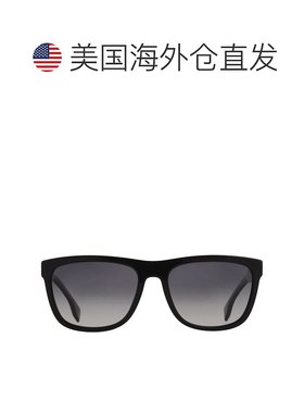 自营Hugo Boss Polarized Grey Shaded Square Men's Sunglasses