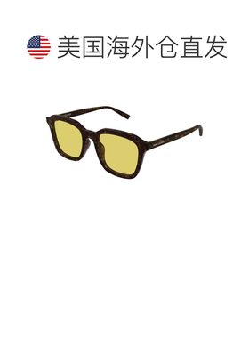 自营saint laurent黄色Sl 457大号方形太阳镜-黄色 美国奥莱直发