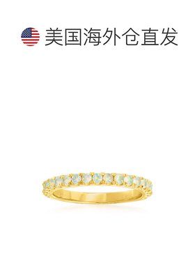 自营Ross-Simons 2mm Opal Ring in 18kt Gold Over Sterling - w