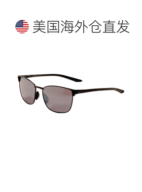 自营Nike Men's 55 mm Black Sunglasses - satin black 美国奥莱