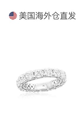 自营Suzy Levian Sterling Silver Cubic Zirconia White Cushion