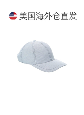 自营Bruno Magli条纹棒球帽-蓝色 美国奥莱直发