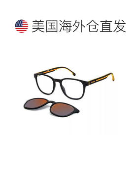 自营carreraCA 8062/CS 08LZ OZ黑色/橙色/透明，带磁性夹式多层-