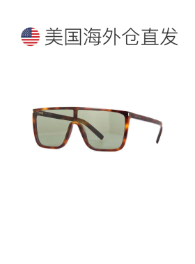 自营saint laurentSL364 MASK ACE 002 Havana/Green - havana 美