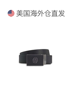 自营bossReversible belt in Italian leather with int 美国奥