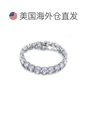 自营geneviveSterling Silver White Gold Plated with Dazzling